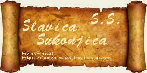 Slavica Sukonjica vizit kartica